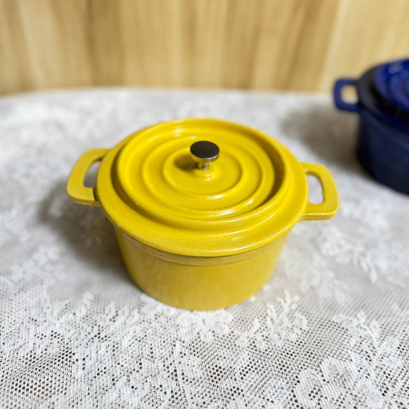 Baby Food With Iron - ‌Enameled Cast Iron Milk Pot, 14cm