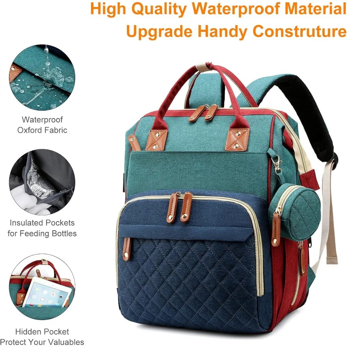 Baby Puree Pouch - Diaper Bag with Changing Station 3