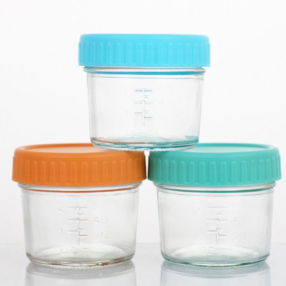Baby Food Jar - 6pcs Mason Jar Glass Baby Food