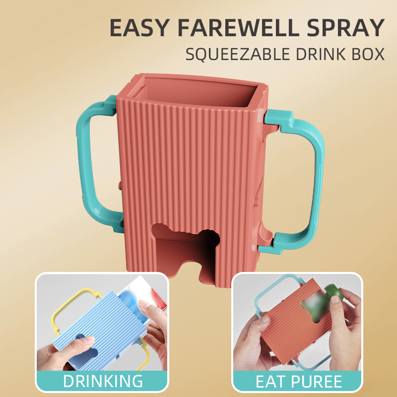 Baby Puree Pouch - Adjustable Toddler Juice Box Holder -