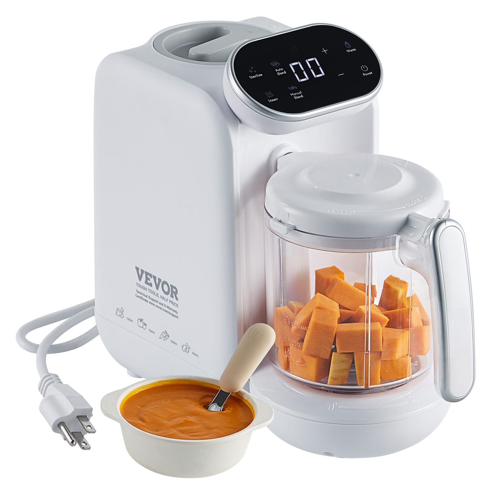 Baby Food Maker And Steamer - Baby Food Maker 430W with 750