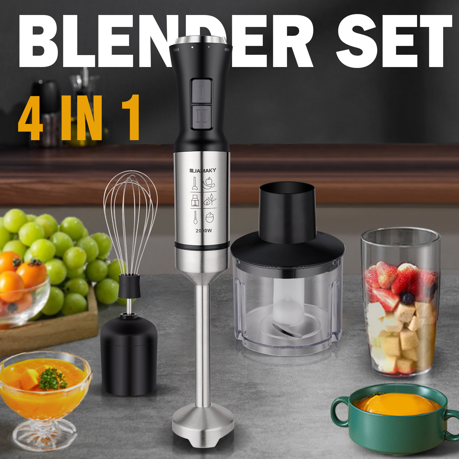 Baby Food Zubereiter - 4 In 1 Multifunctional Mixer Baby