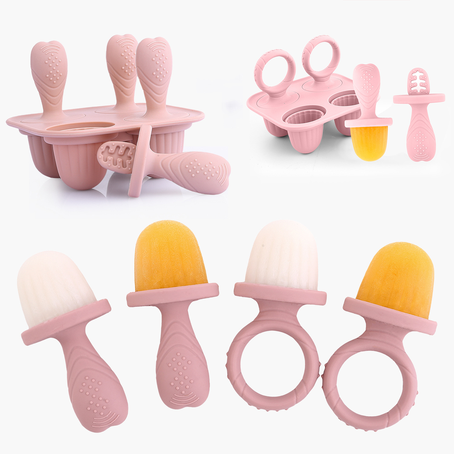 Baby Silicone Mold Set,Teethin - Baby Food Zubereiter recensie en prijs