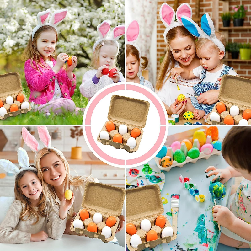 6pcs Wooden Eggs Toy Egg Kitch - Baby Food Quantity recensie en prijs