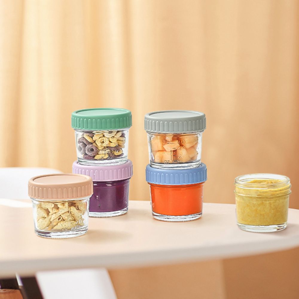 6pcs Mason Jar Glass Baby Food - Baby Food Jar recensie en prijs