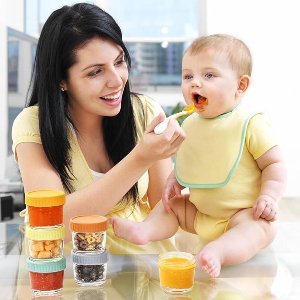 6pcs Mason Jar Glass Baby Food - Baby Food Jar recensie en prijs