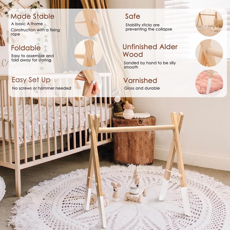 1set Wooden Baby Play Gym Anim - Baby Food Quantity recensie en prijs