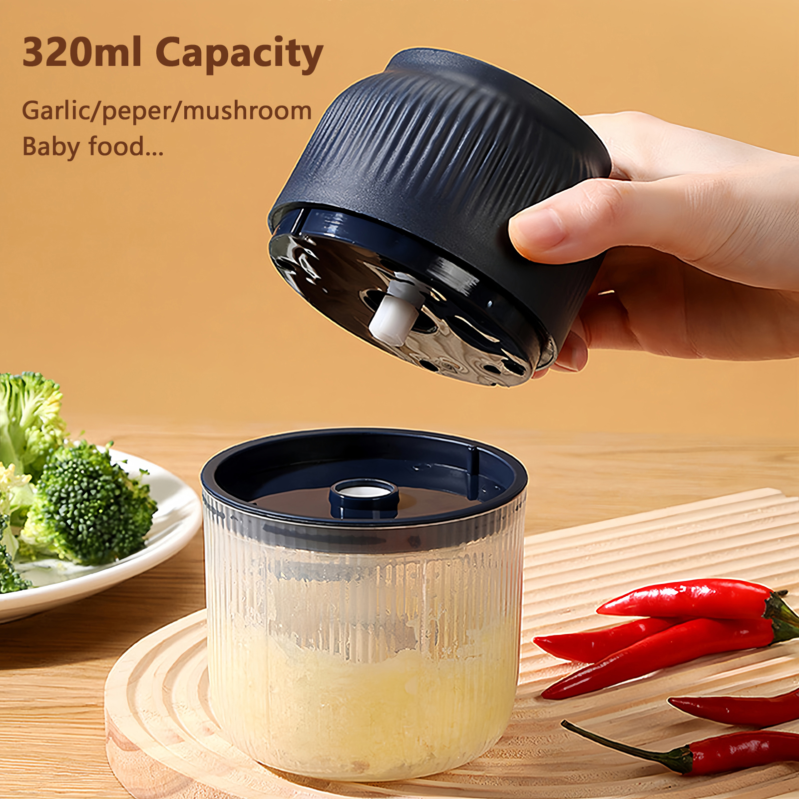 320ml Electric Mini Garlic Cho - Baby Food Zubereiter recensie en prijs