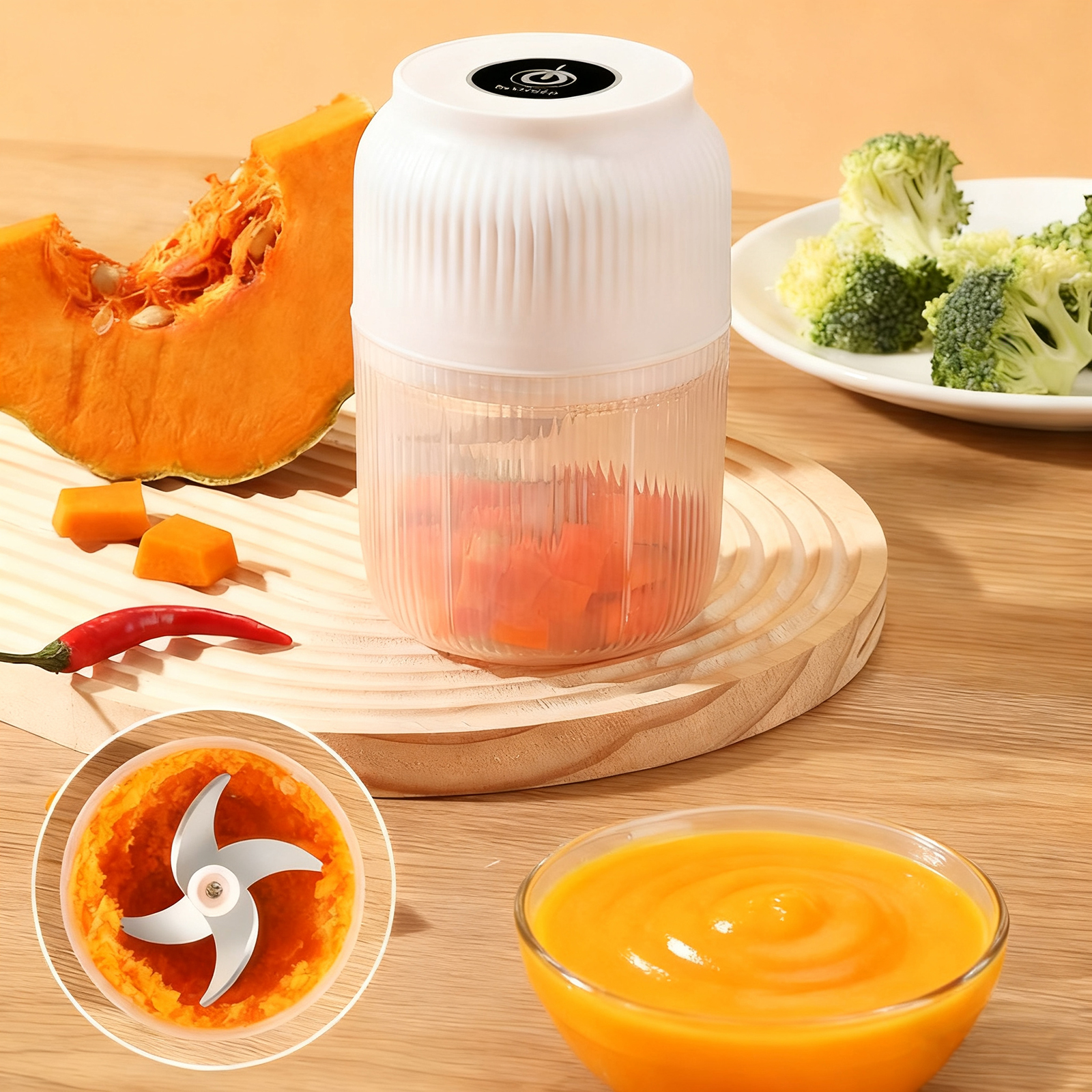 320ml Electric Mini Garlic Cho - Baby Food Zubereiter recensie en prijs