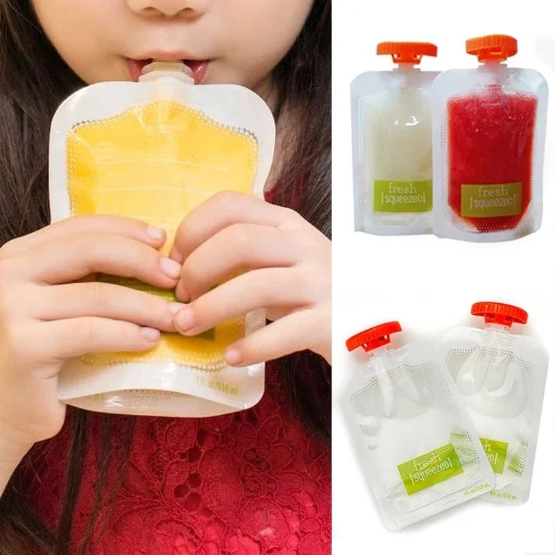 10Pcs Baby Food and Juice Box  - Baby Puree Pouch recensie en prijs