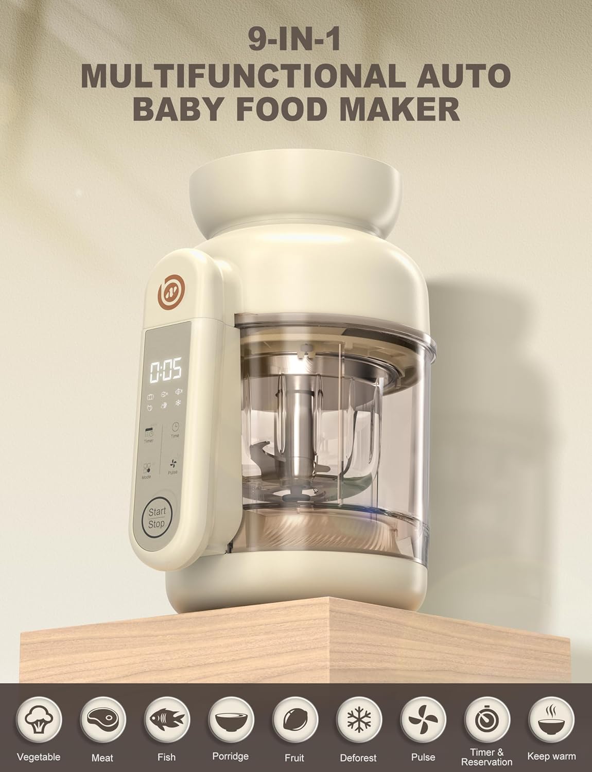Glass Baby Food Maker, Steamer - Baby Food Maker And Steamer recensie en prijs