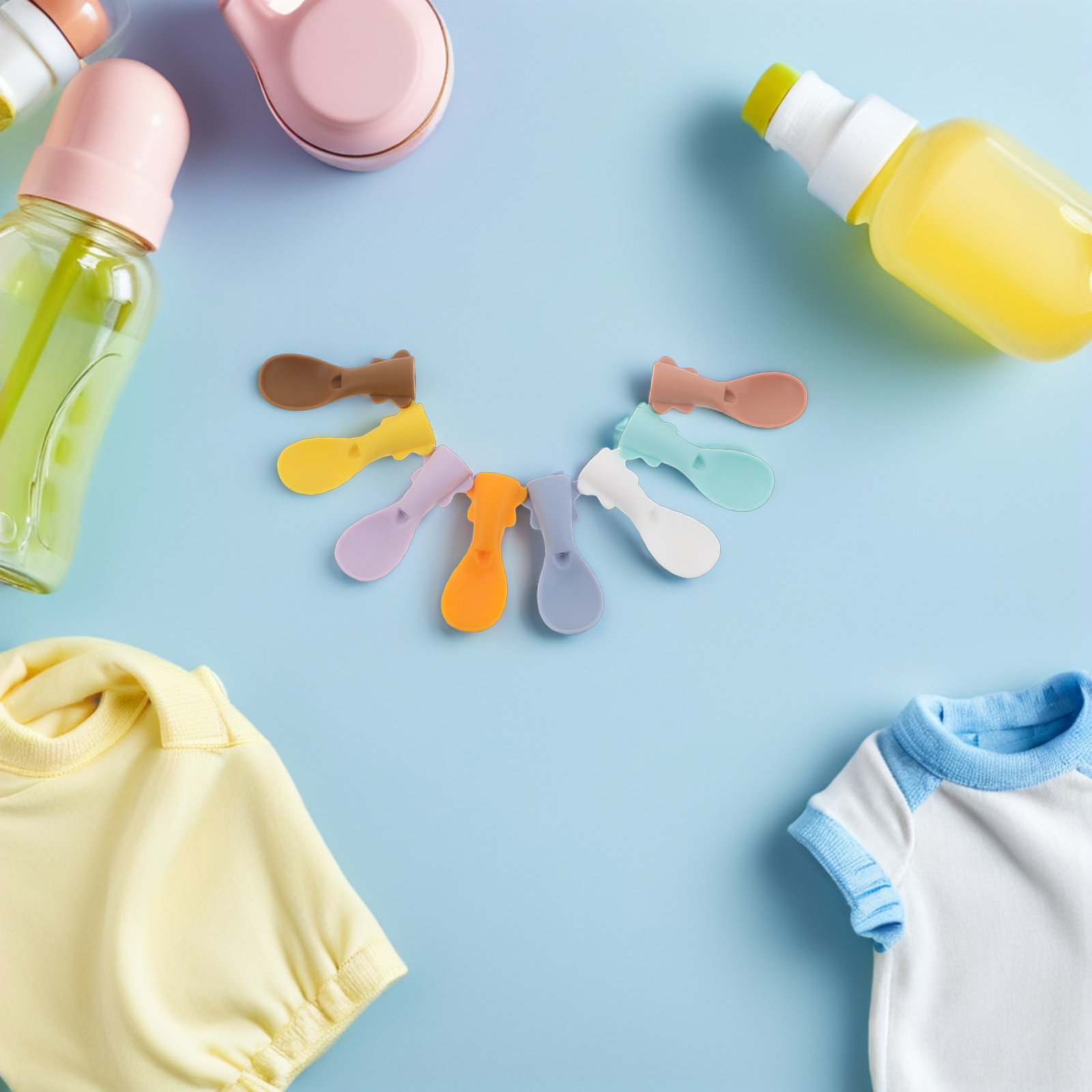 8Pcs Baby Food Pouch Spoon Att - Baby Food Reusable Pouches recensie en prijs