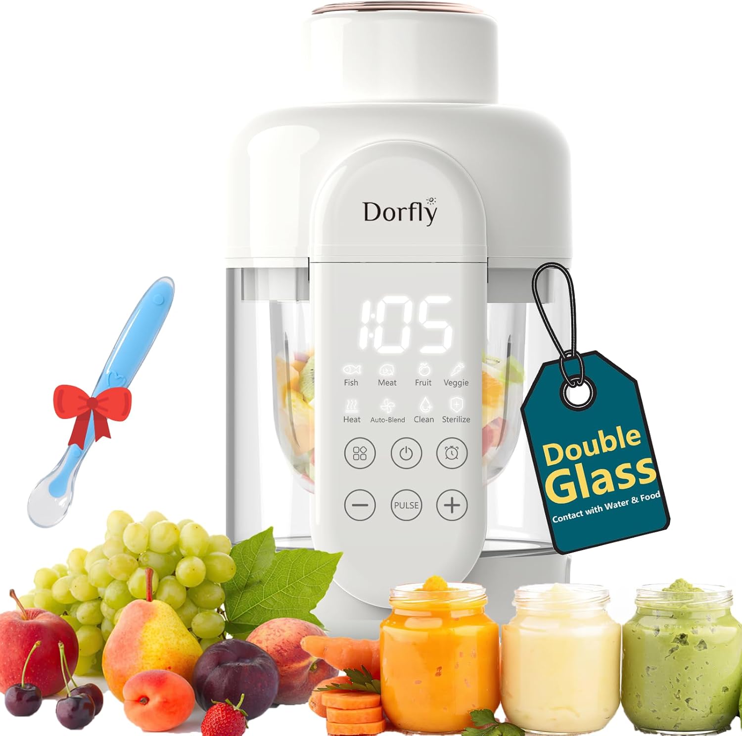 9-in-1 Baby Food Maker: Glass  - Baby Food Maker And Steamer recensie en prijs