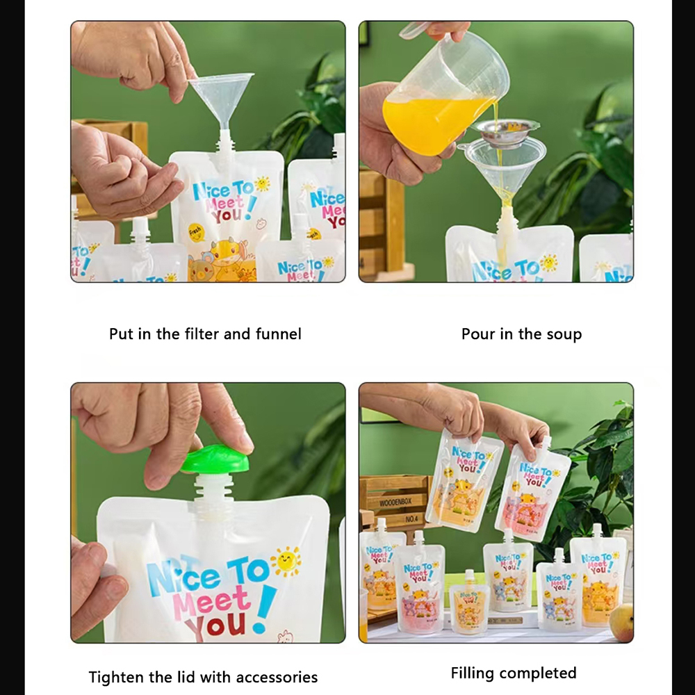 200ml  Baby Food Pouches Baby  - Baby Puree Pouch recensie en prijs