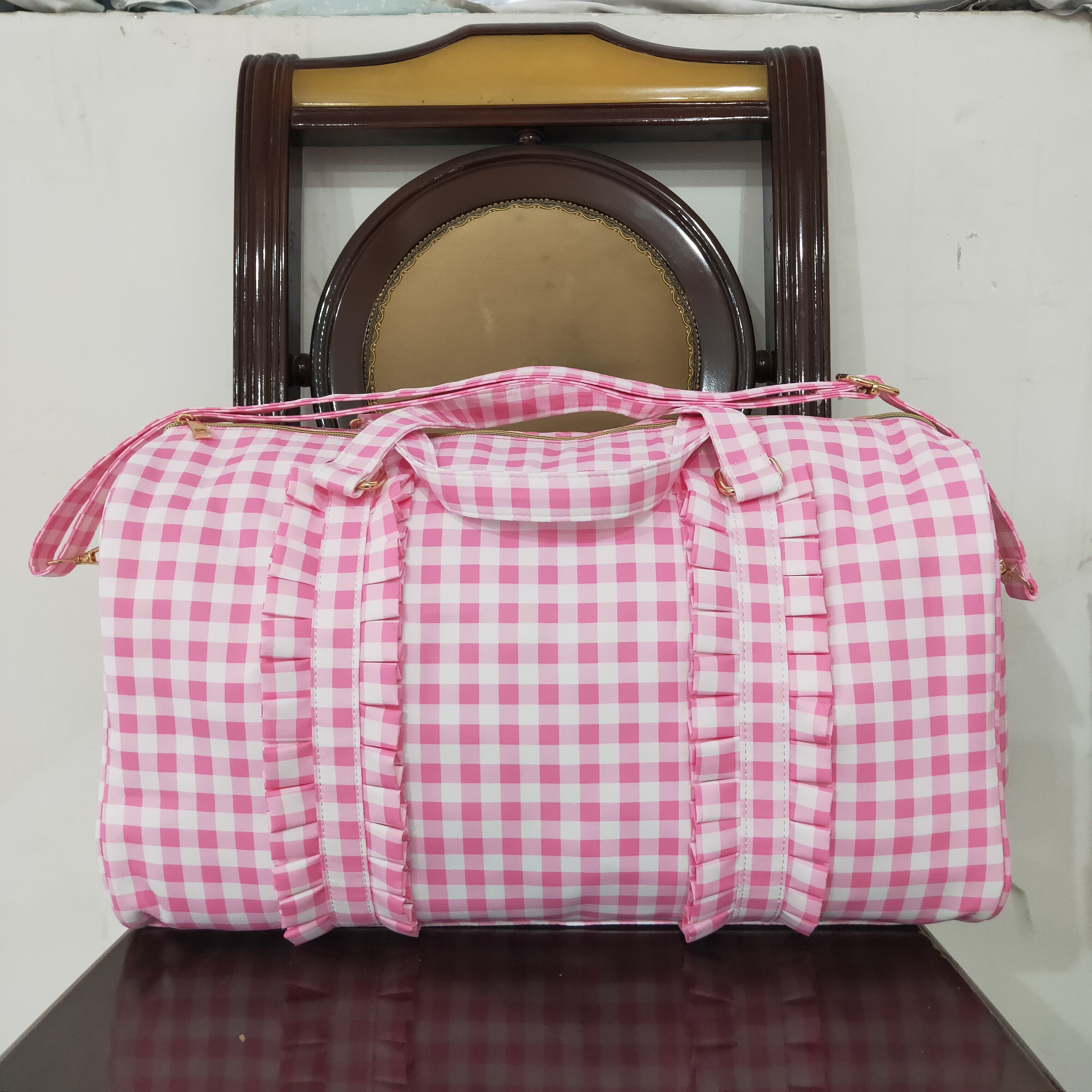 Wholesale Baby Girl Pink Check - Baby Puree Pouch recensie en prijs