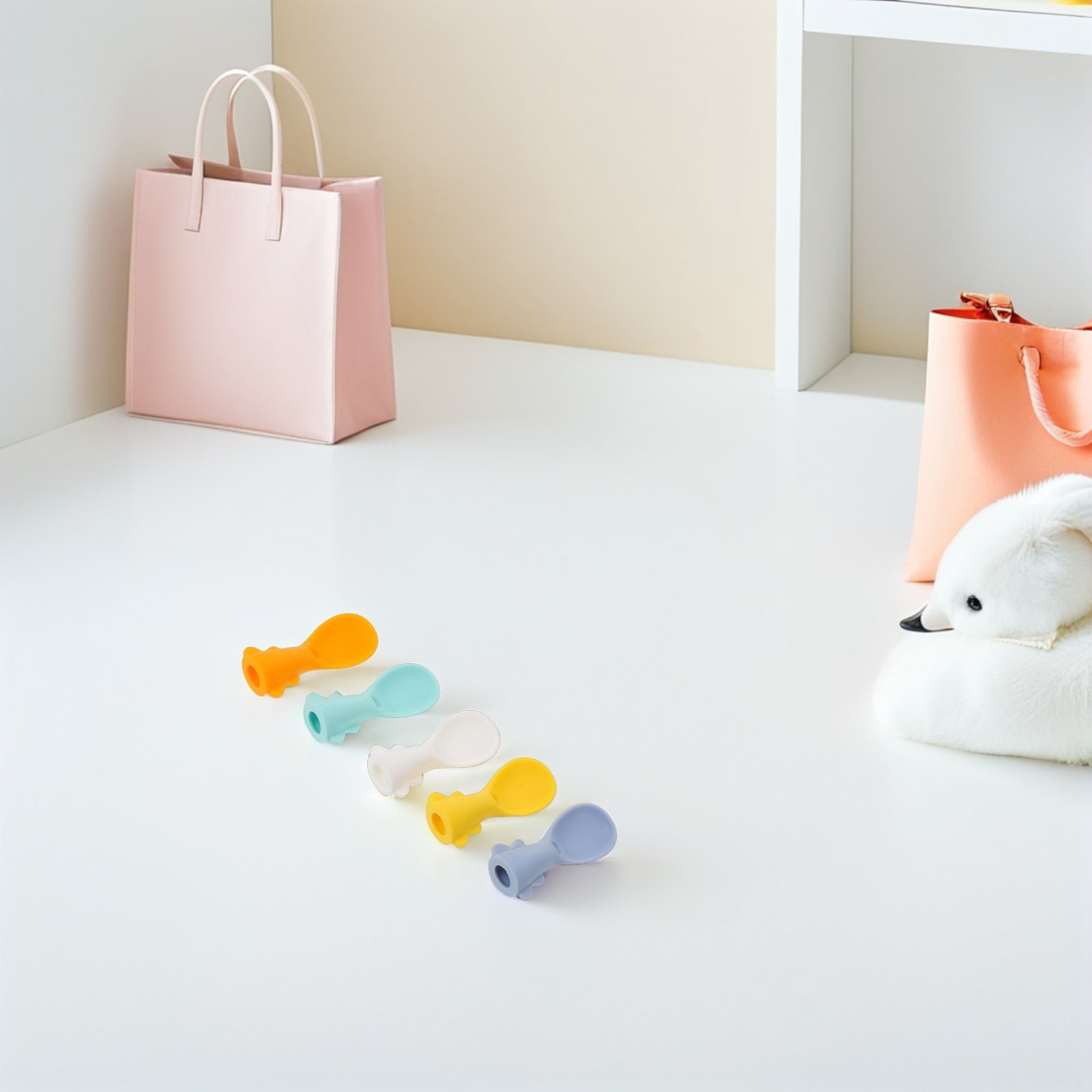 5Pcs Baby Spoon Holder Case Le - Baby Puree Pouch recensie en prijs
