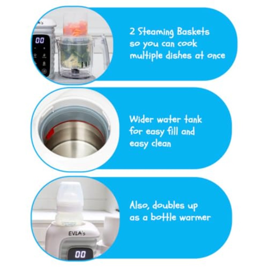 Double Baby Food Maker with 2  - Baby Food Maker And Steamer recensie en prijs