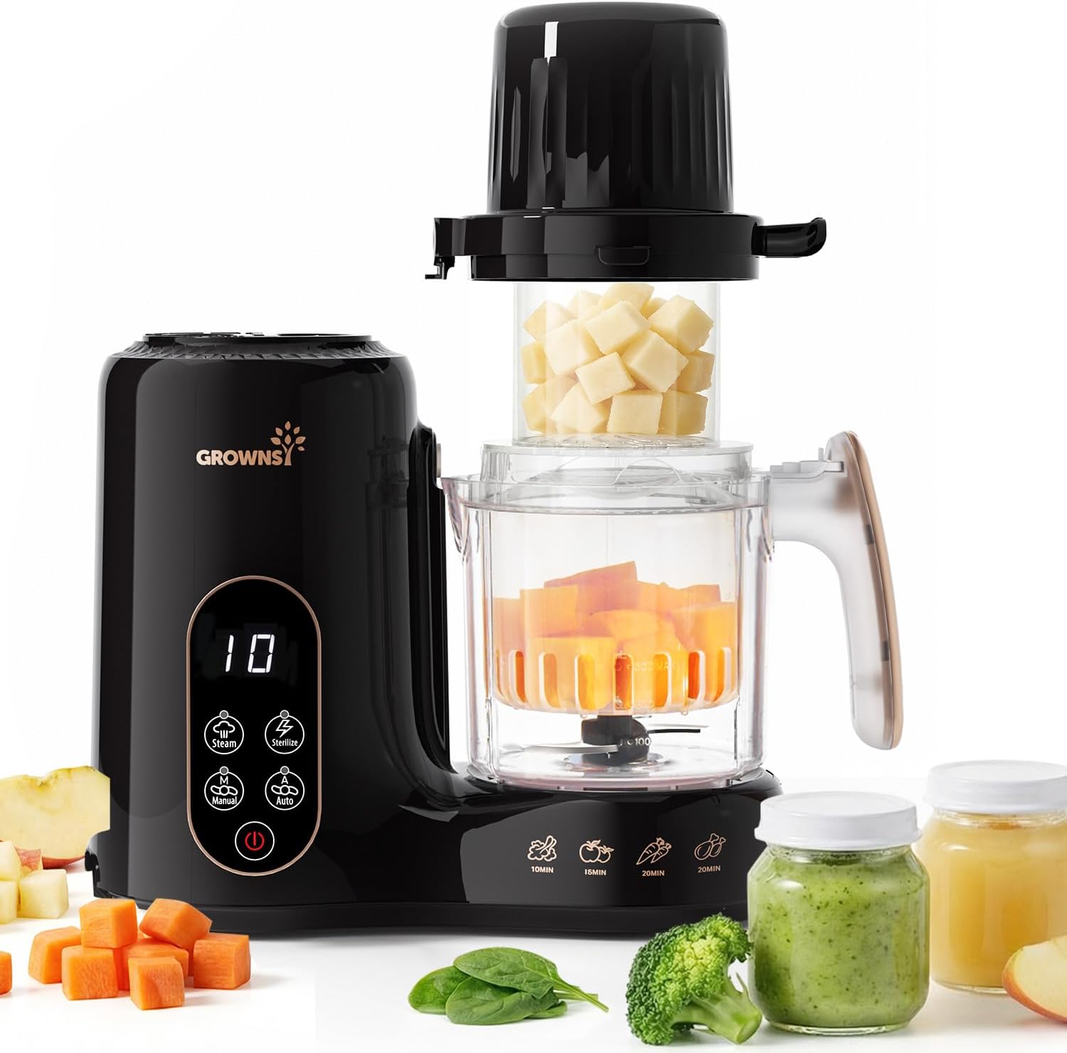 Baby Food Maker with Dual-Laye - Baby Food Maker And Steamer recensie en prijs