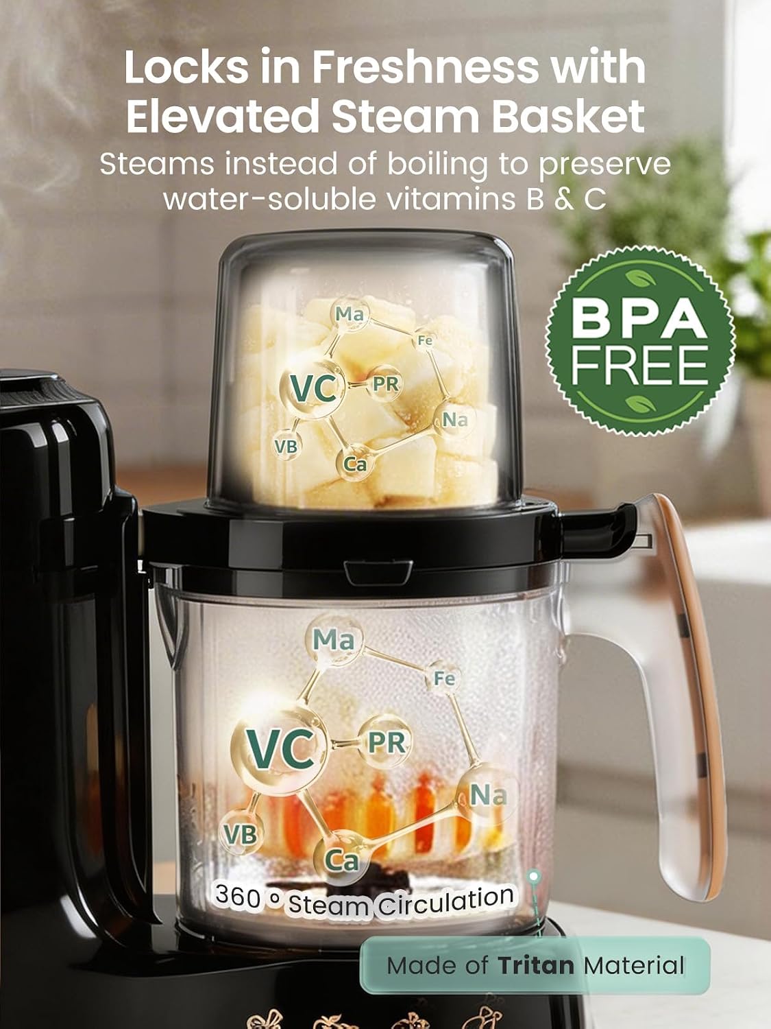 Baby Food Maker with Dual-Laye - Baby Food Maker And Steamer recensie en prijs