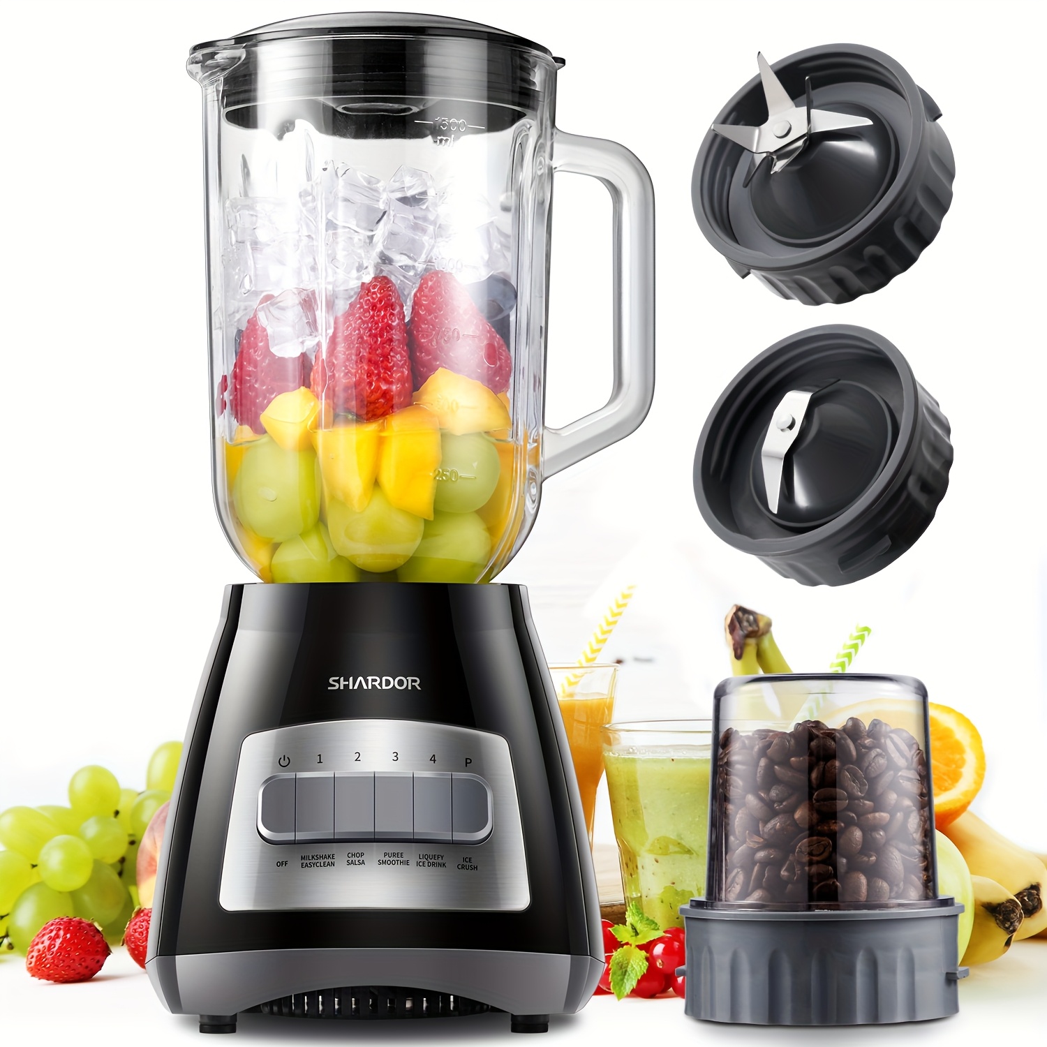 Smoothie Blender with 52 oz Gl - Baby Food Jar recensie en prijs