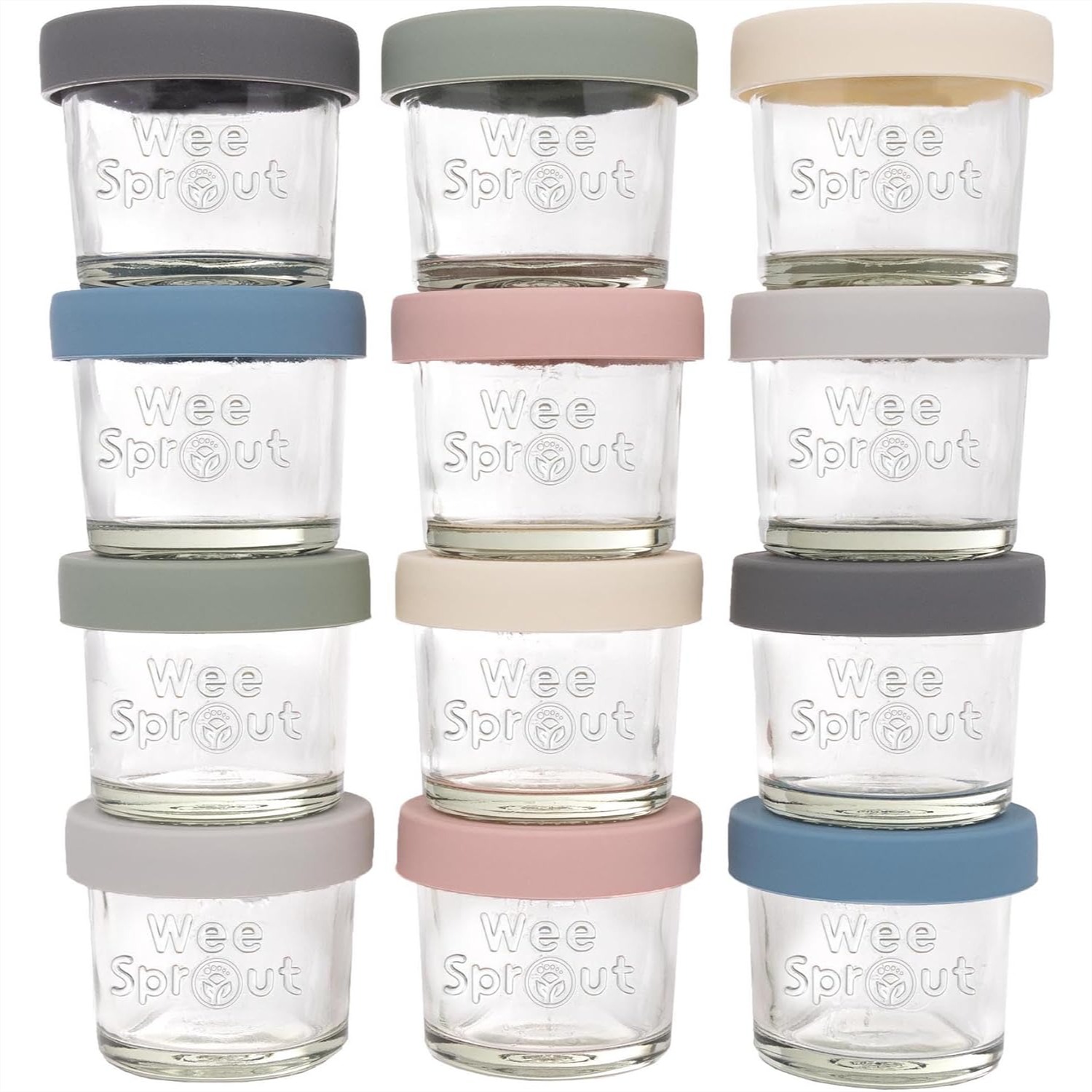 Glass Baby Food Storage Jars w - Baby Food Jar recensie en prijs