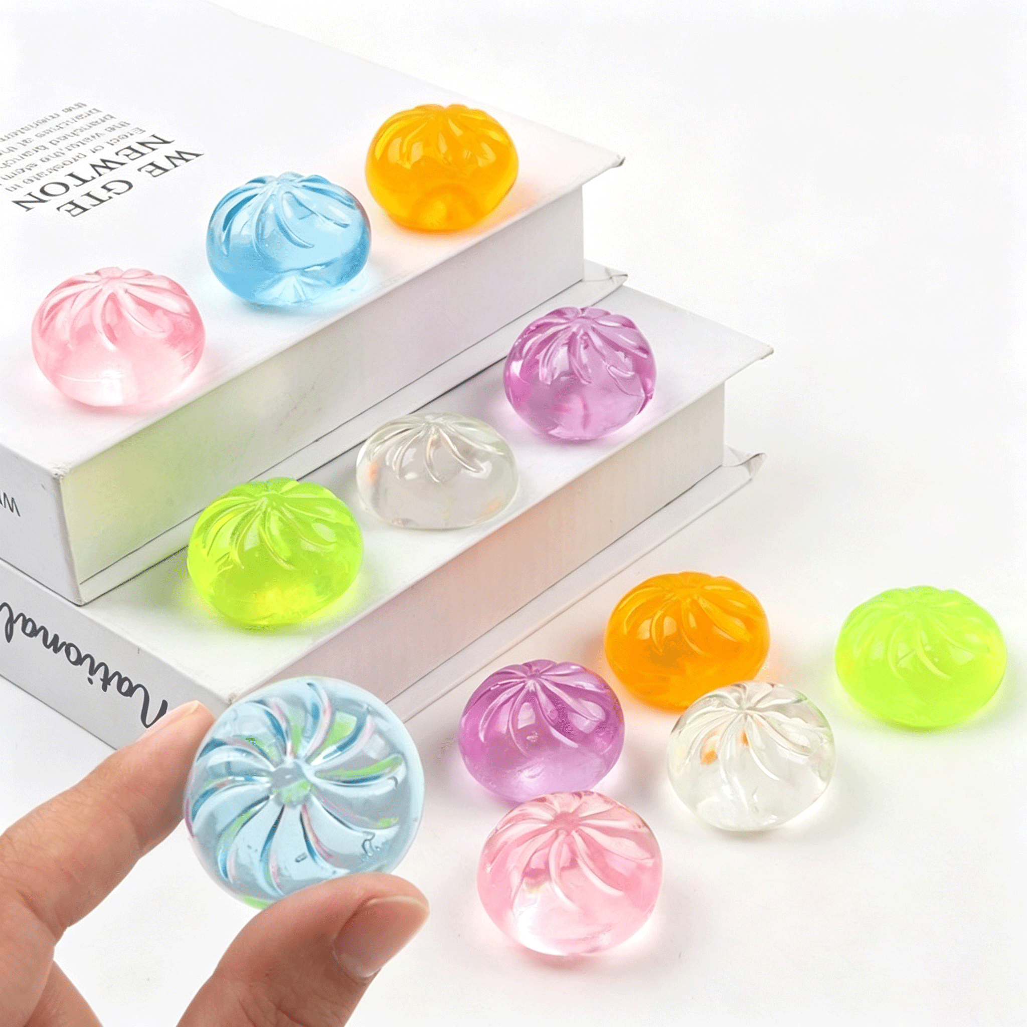 Mini Glitter Dumpling Squishes - Baby Food Toy recensie en prijs