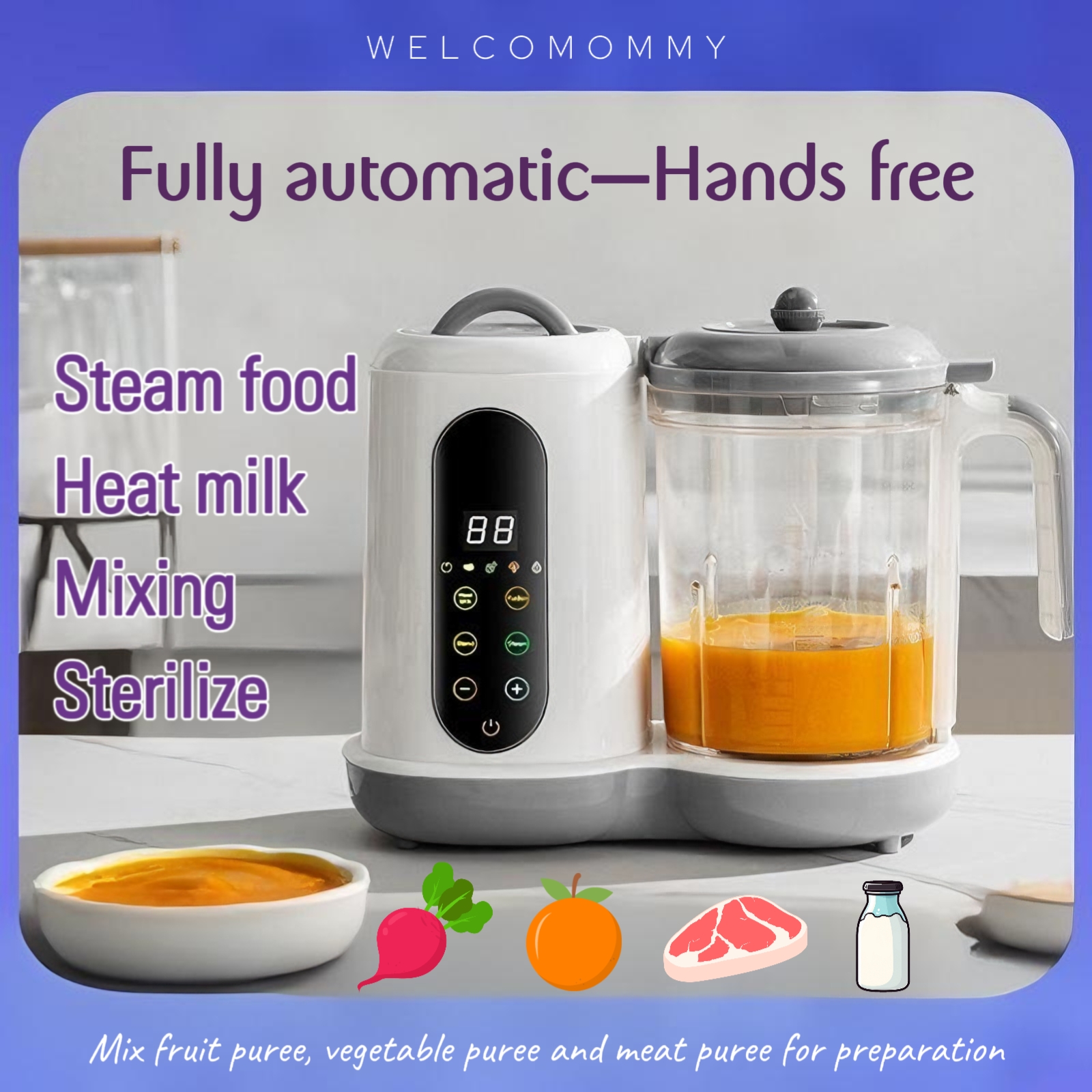 Multifunctional Baby Food Make - Baby Food Maker And Steamer recensie en prijs