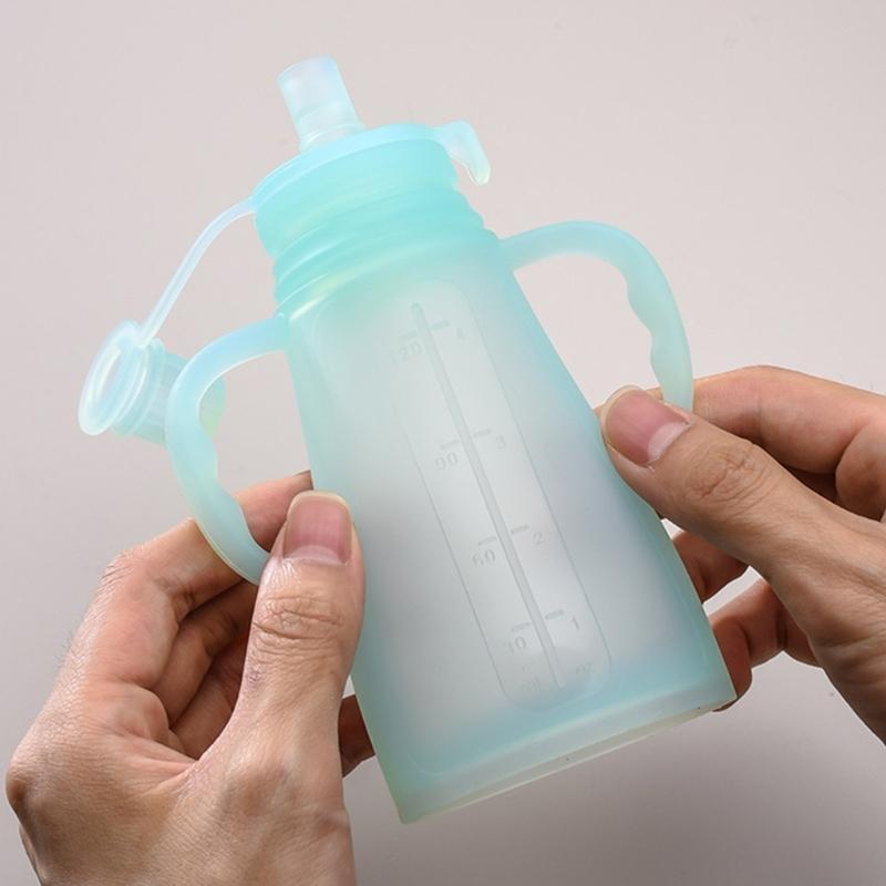 Portable Leakproof Silicone Ba - Baby Food Reusable Pouches recensie en prijs
