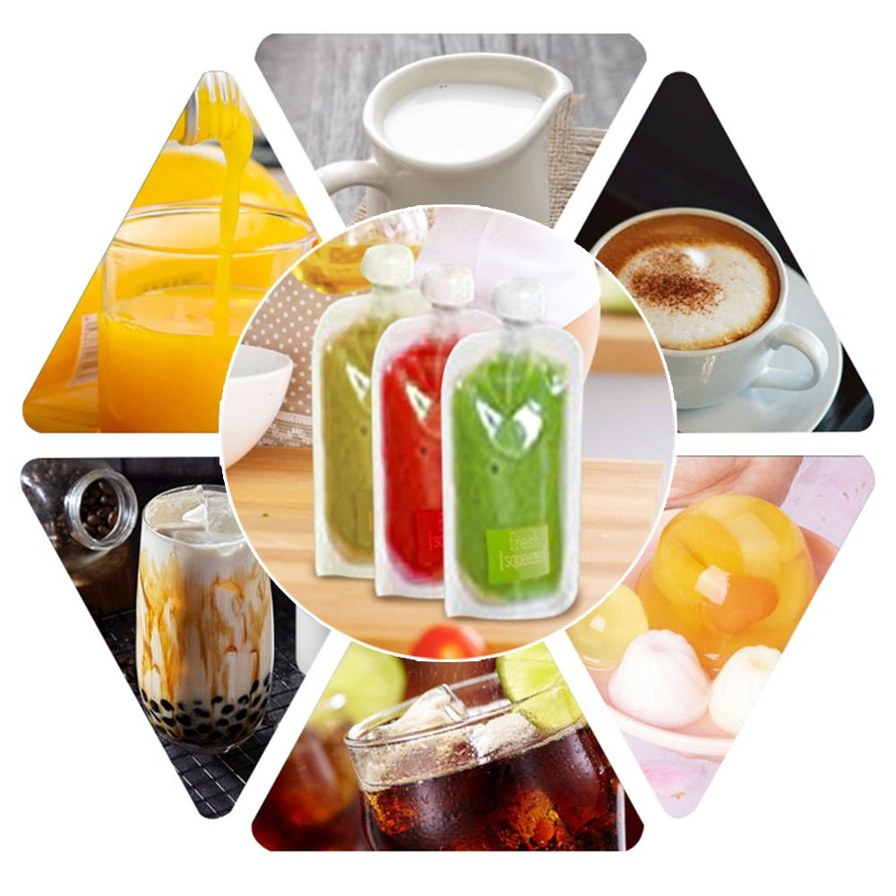 10Pcs Manual Fruit Puree Baby  - Baby Puree Pouch recensie en prijs