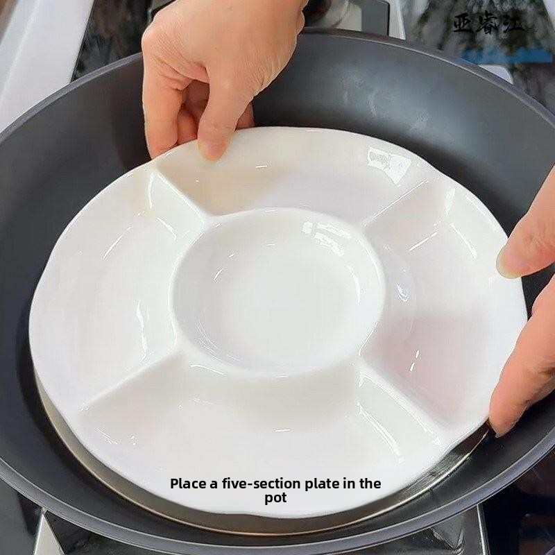 Five-Compartment Ceramic Dinne - Baby Food Steamer Baby Safe recensie en prijs