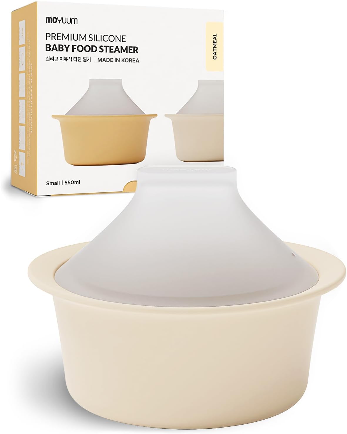 Silicone Microwave Steamer | M - Baby Food Steamer Baby Safe recensie en prijs