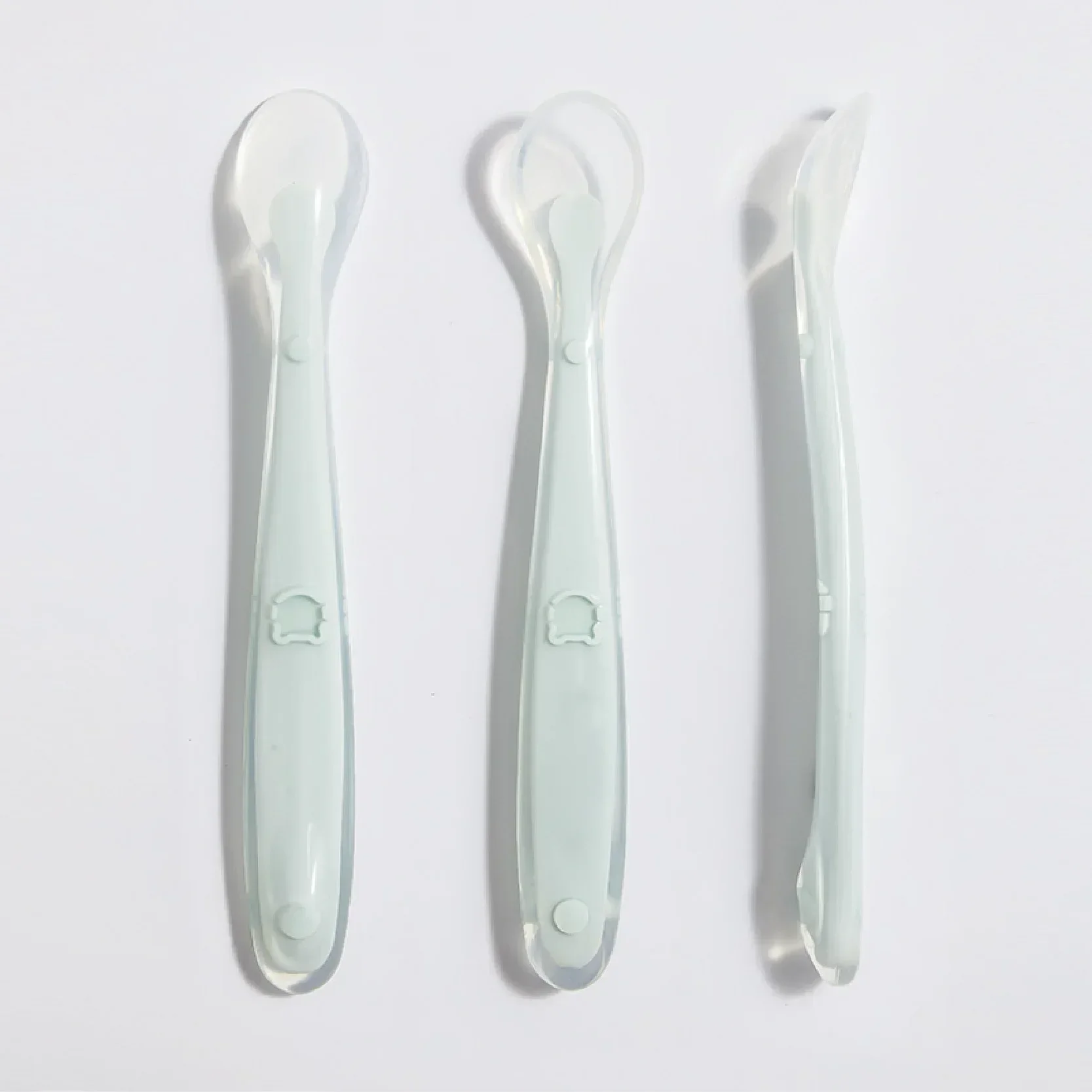 Soft Silicone Baby Spoon Toddl - Baby Food Quantity recensie en prijs