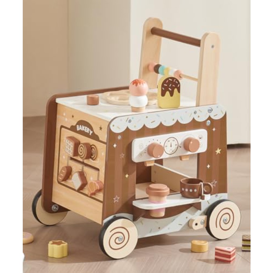 Montessori wooden baby walker  - Baby Food Toy recensie en prijs
