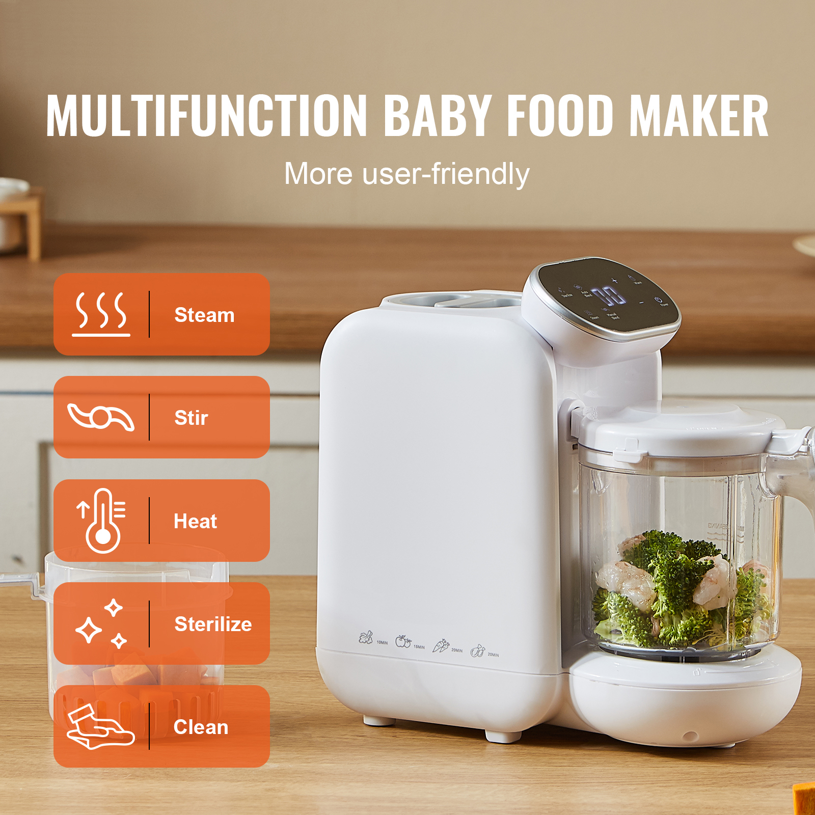Baby Food Maker 430W with 750  - Baby Food Maker And Steamer recensie en prijs