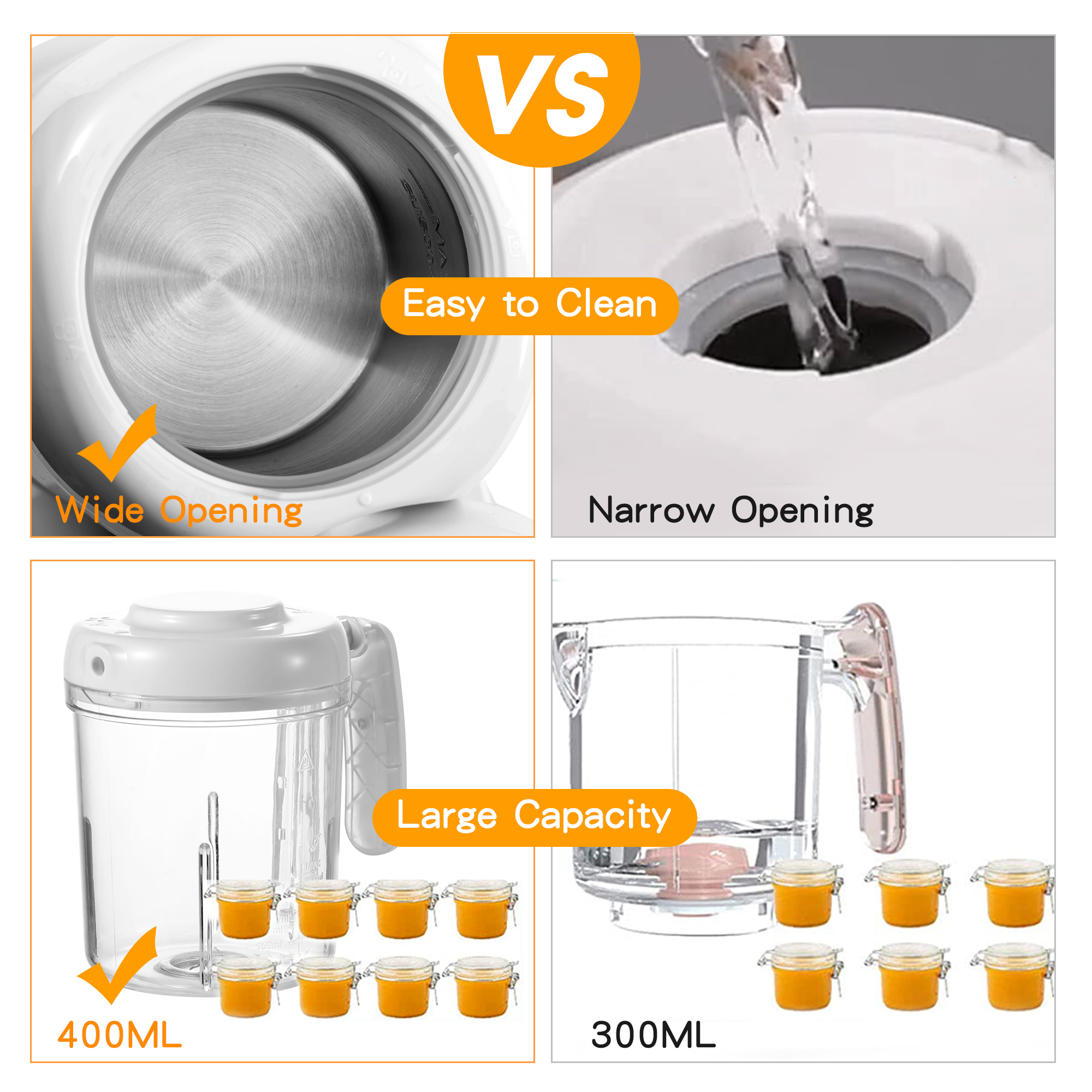 Baby Food Maker, 4 in 1 Baby F - Baby Food Steamer Baby Safe recensie en prijs